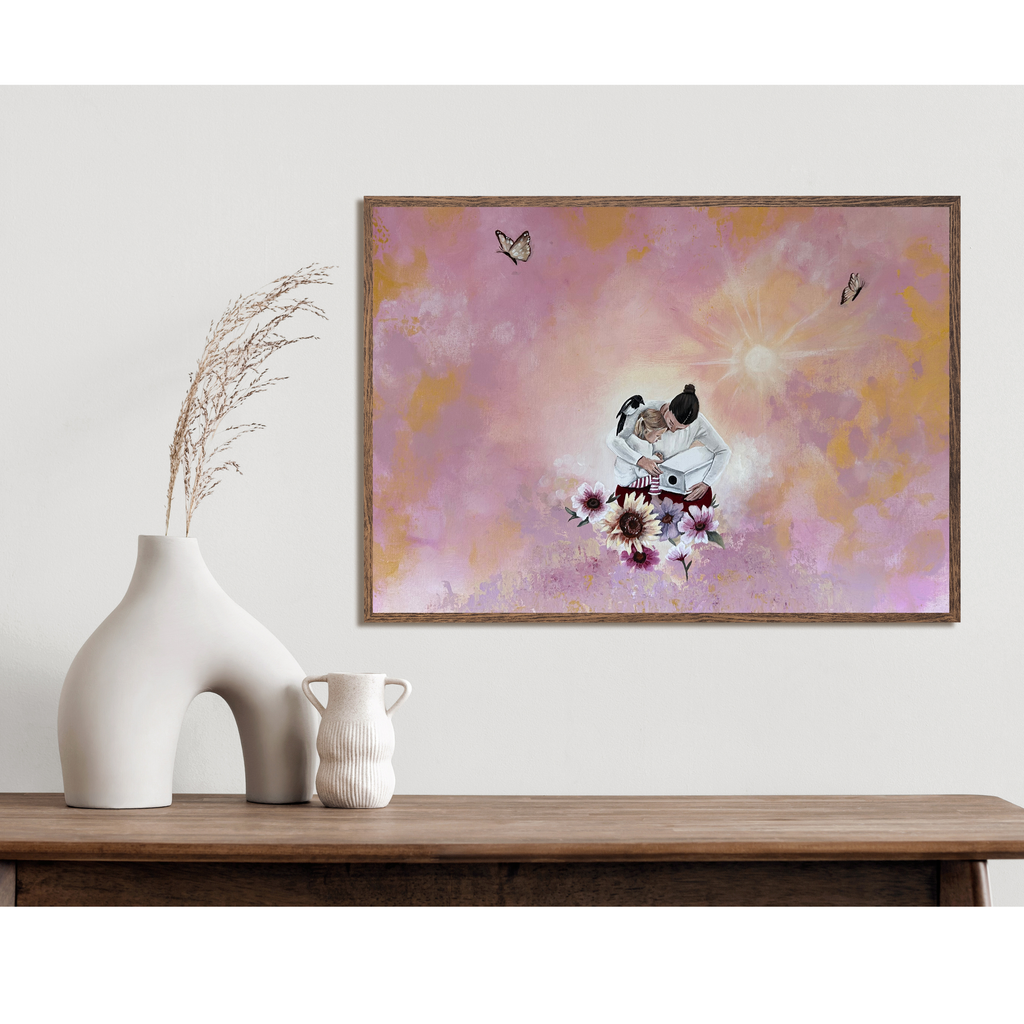 Custom Motherhood Painting on canvas panel