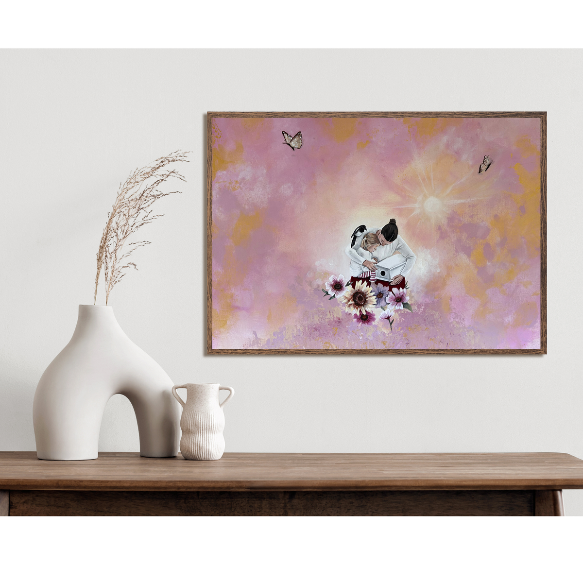 Custom Motherhood Painting on canvas panel