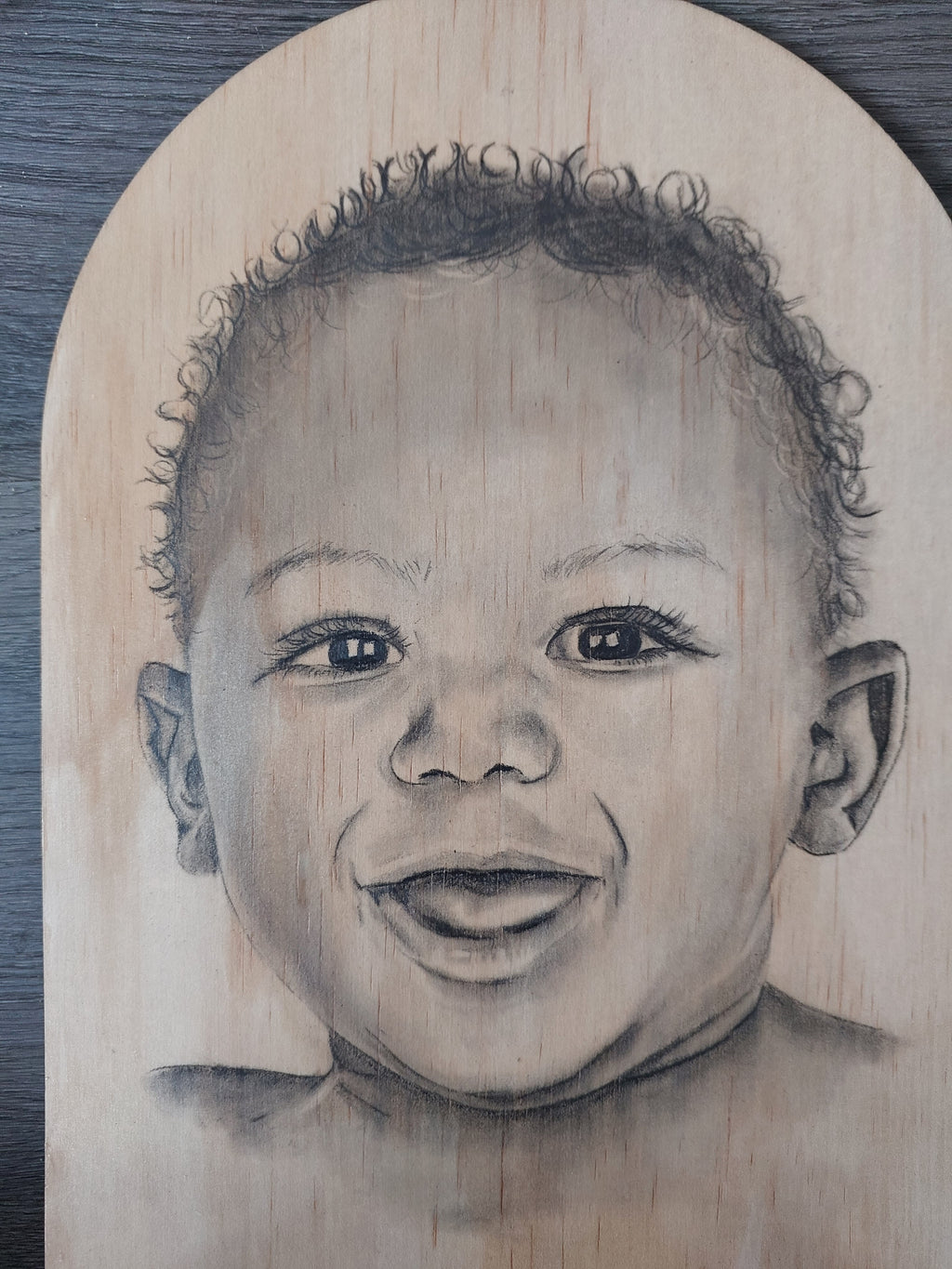 Custom Portrait Keepsake Arch Stand