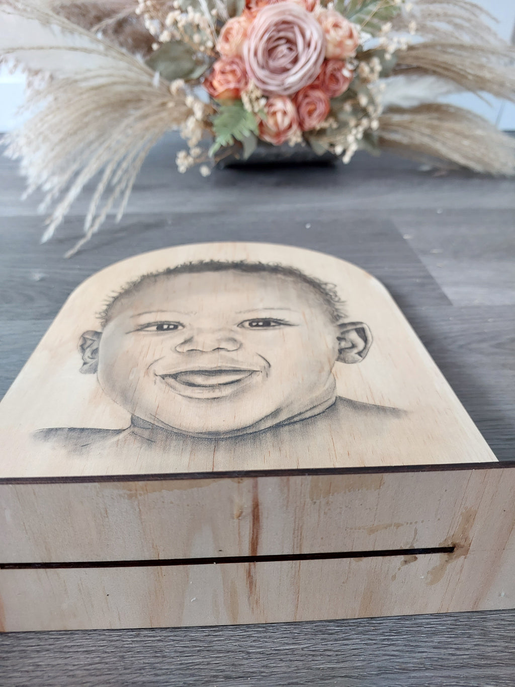 Custom Portrait Keepsake Arch Stand