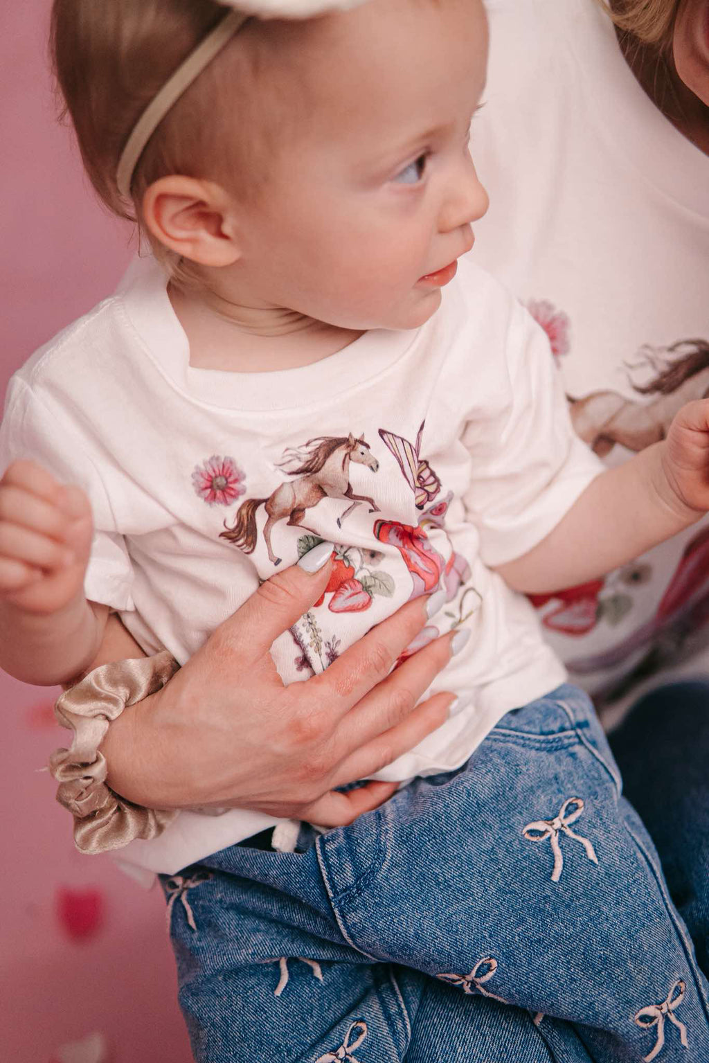Custom Keepsake Mini & Muma Moments matching T-shirts and artwork