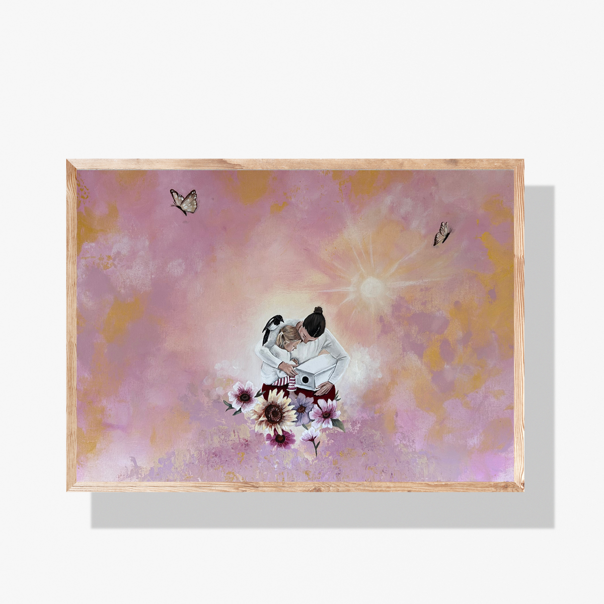 Custom Motherhood Painting on canvas panel