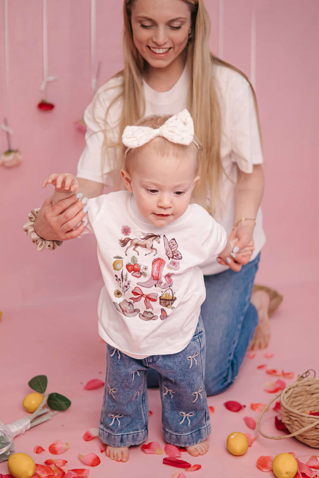 Custom Keepsake Mini & Muma Moments matching T-shirts and artwork