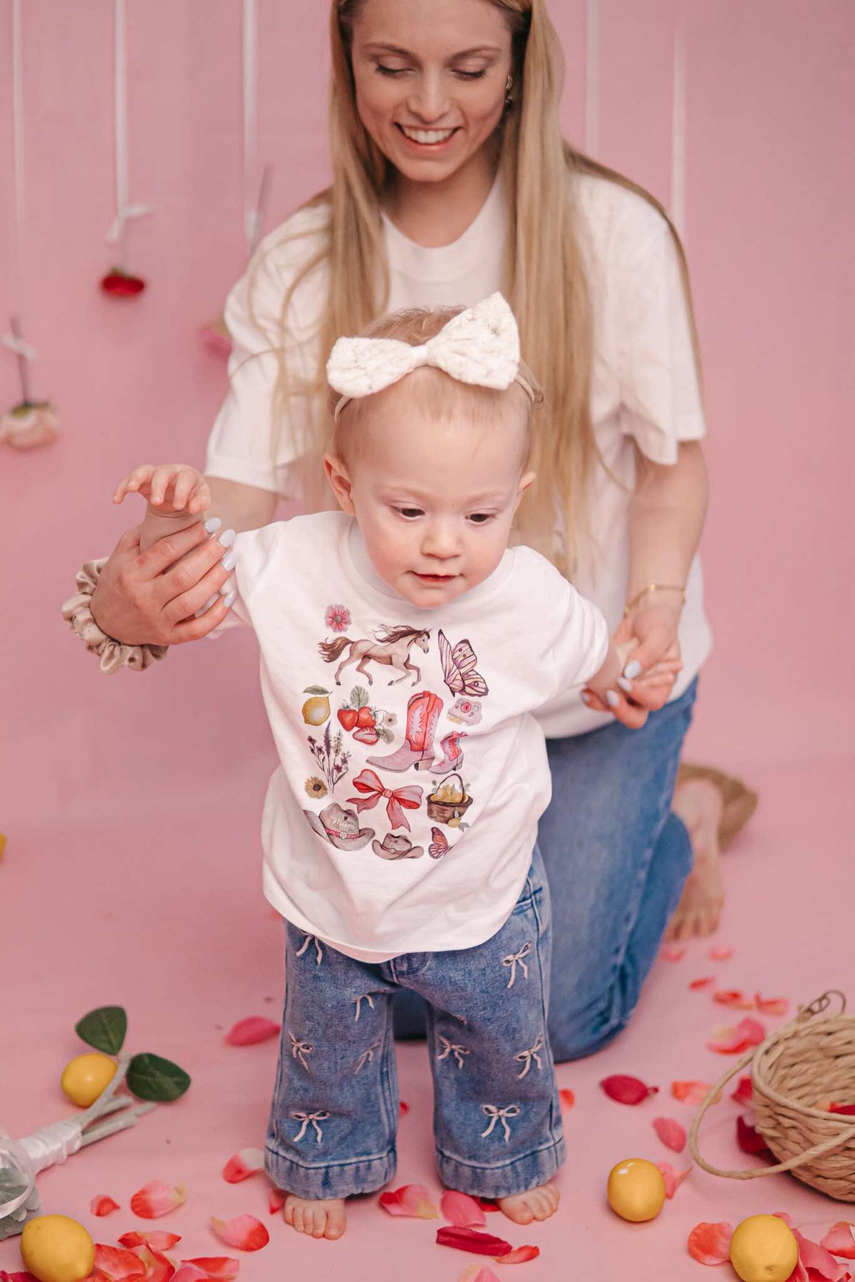 Custom Keepsake Mini & Muma Moments matching T-shirts and artwork