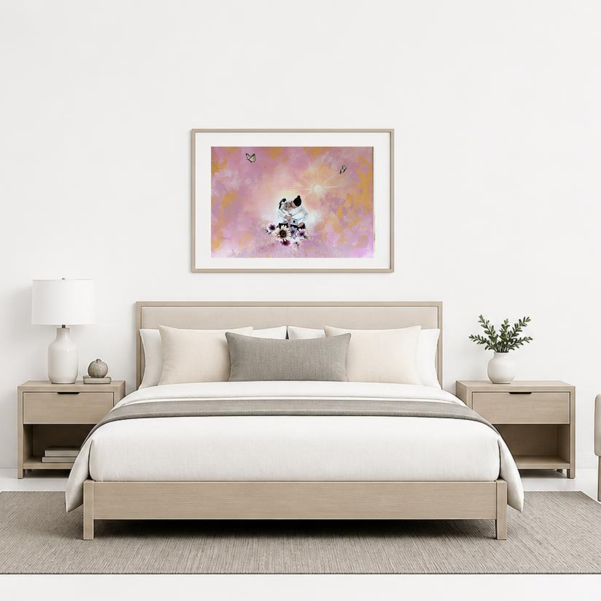 Custom Motherhood Painting on canvas panel