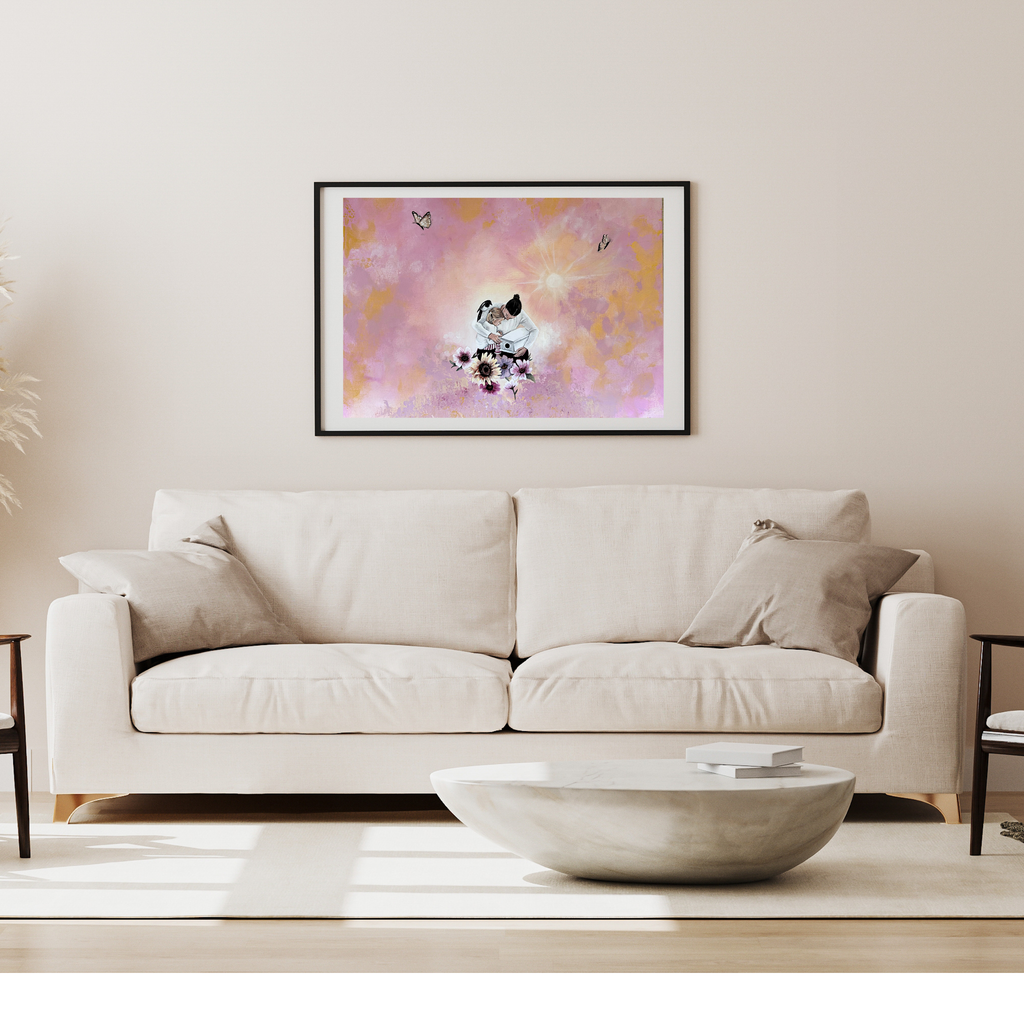 Custom Motherhood Painting on canvas panel