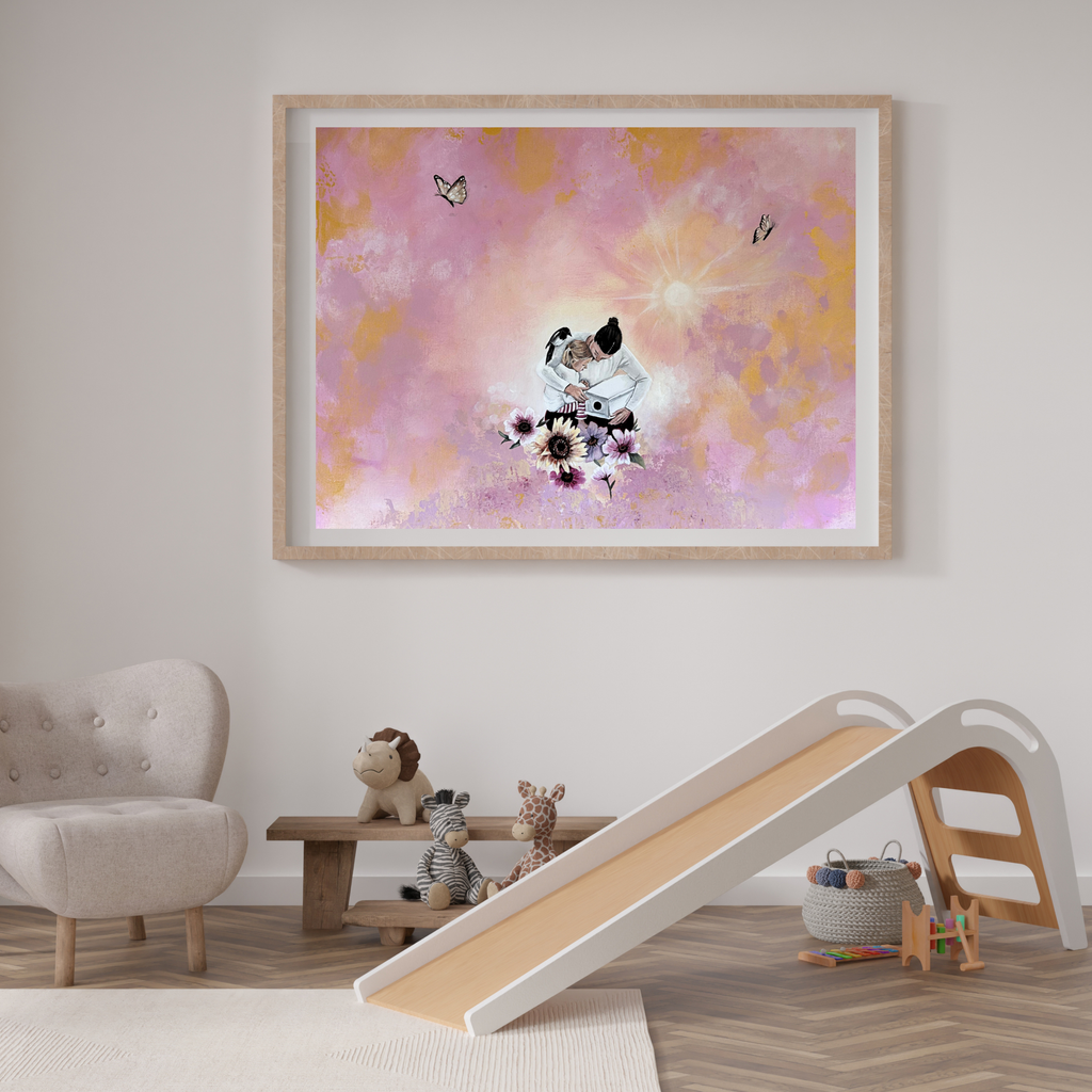 Custom Motherhood Painting on canvas panel