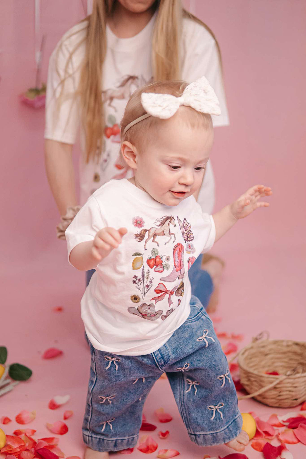Custom Keepsake Mini & Muma Moments matching T-shirts and artwork