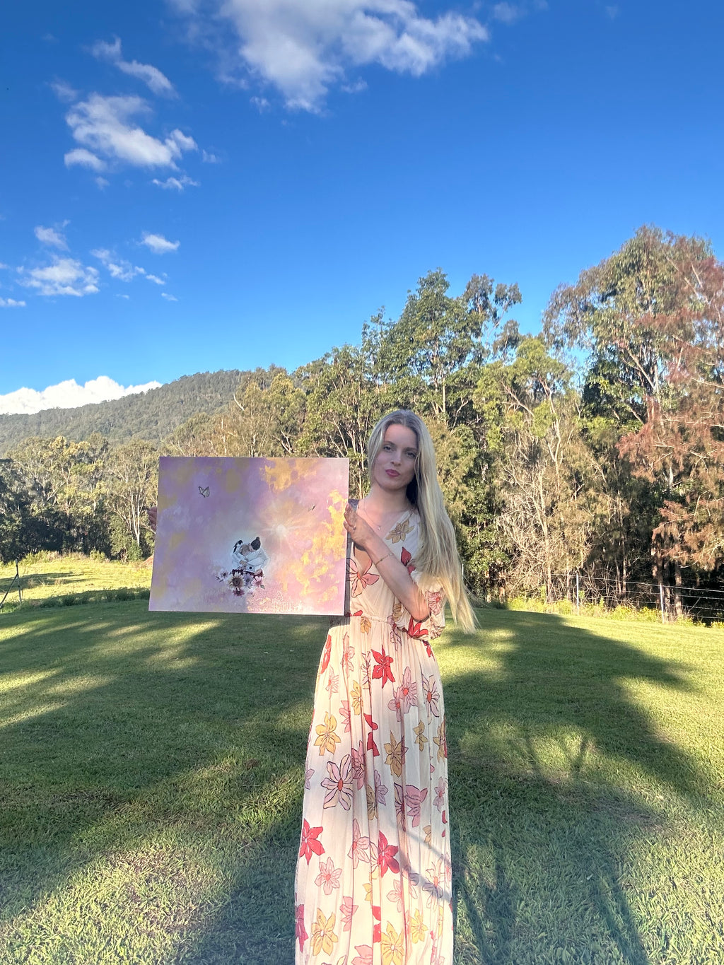 Custom Motherhood Painting on canvas panel