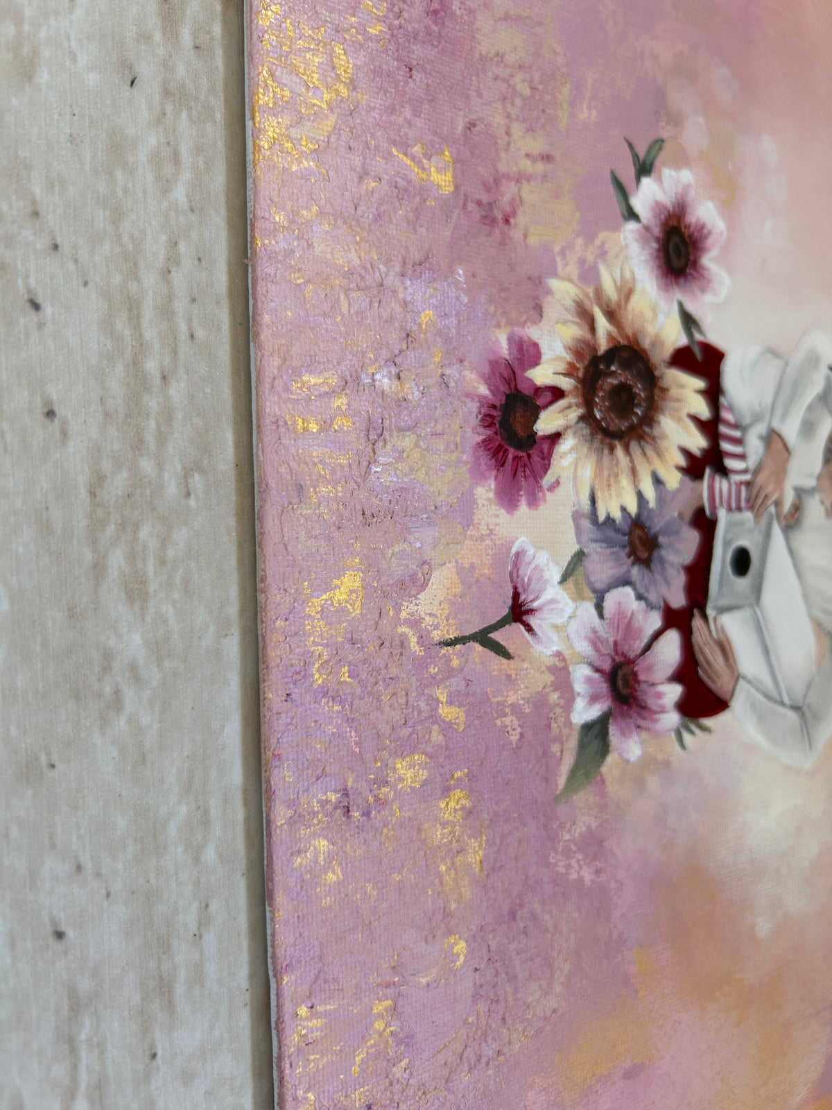Custom Motherhood Painting on canvas panel
