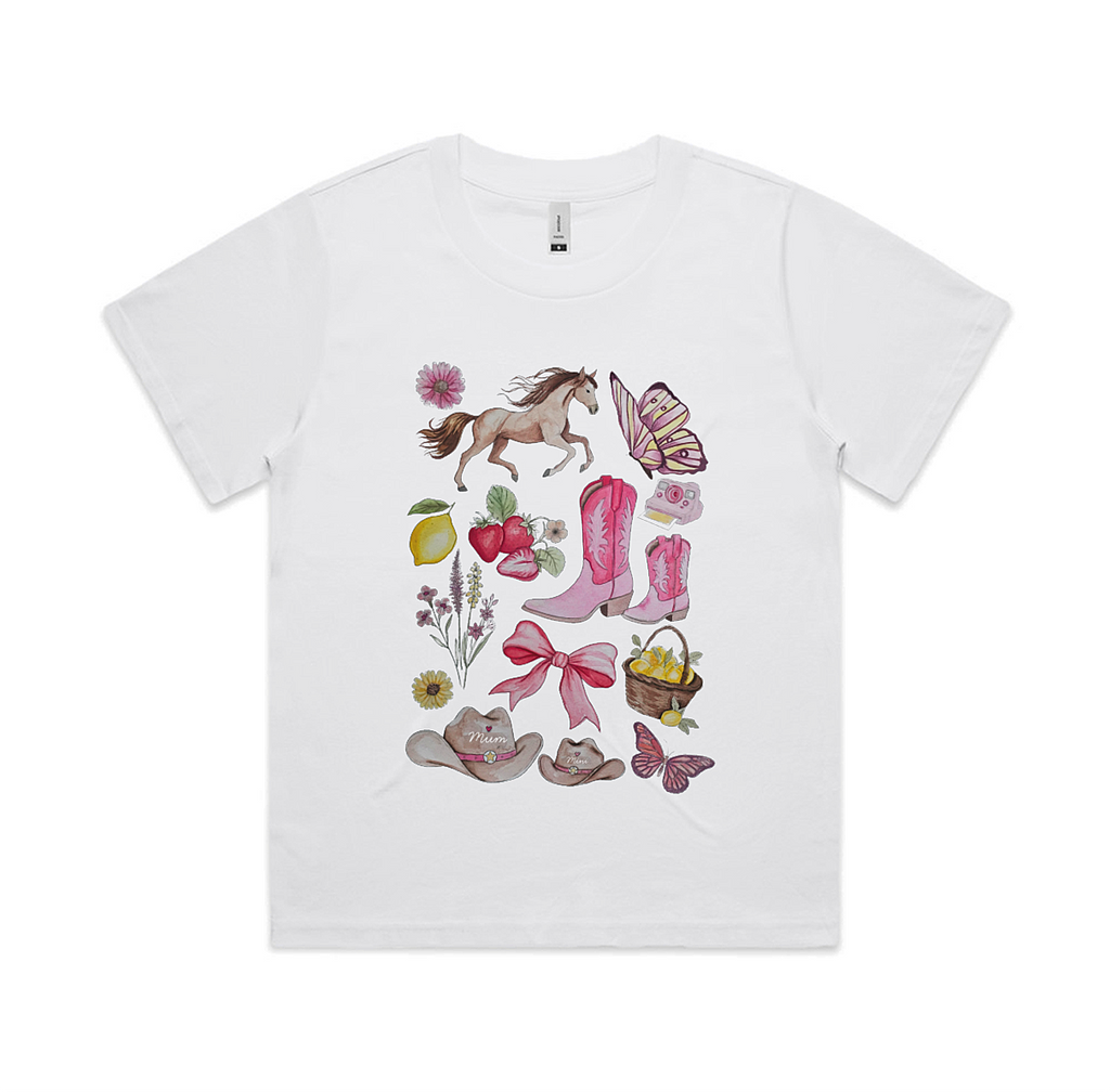 Custom Keepsake Mini & Muma Moments matching T-shirts and artwork
